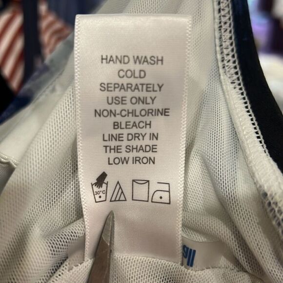 Swimsuits For All zebra Print Tankini Top Black White Gray Size 24 - Picture 15 of 15